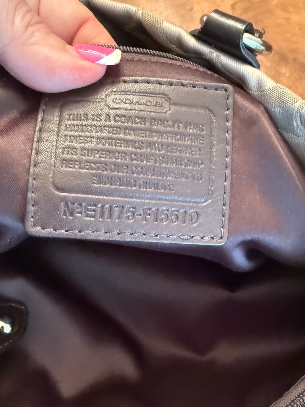 Coach Y2K Ashley Carryall Shoulder Bag Brown F15510 Coach Logo Leather Canvas - Picture 5 of 17